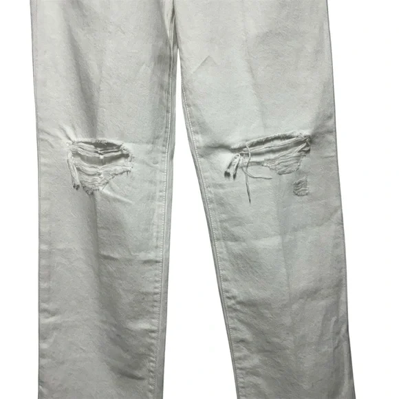 Favorite Daughter The Otto High Rise Boyfriend Jeans In Whistler White NWT - Picture 6 of 12